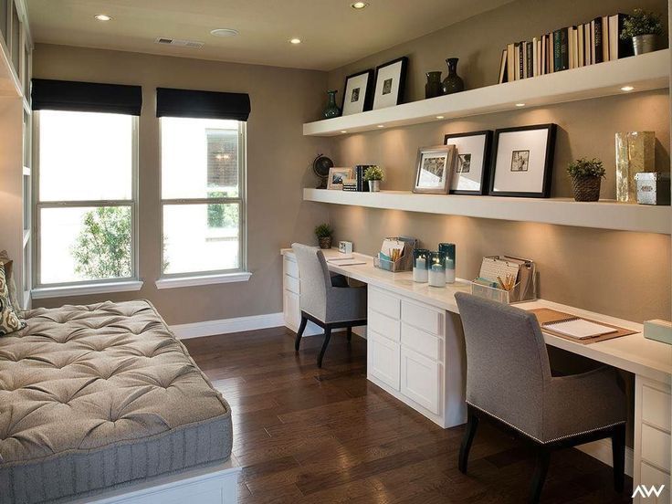 decorating a home office guest room