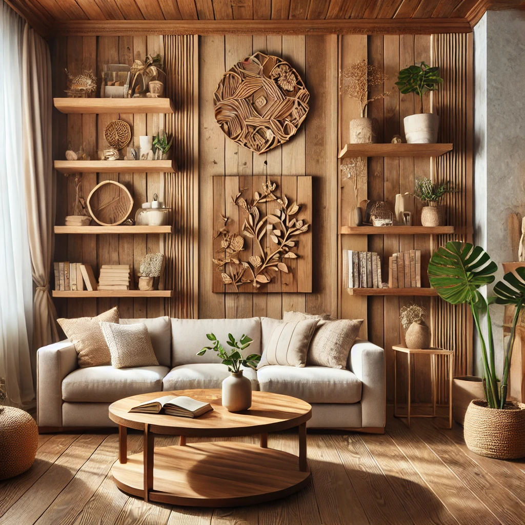 wood decorations for home