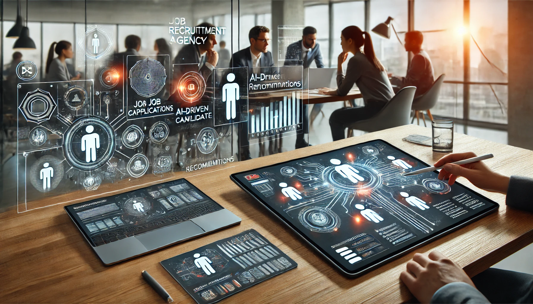 Recruiting agency software
