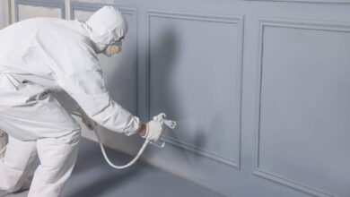 industrial spray painting