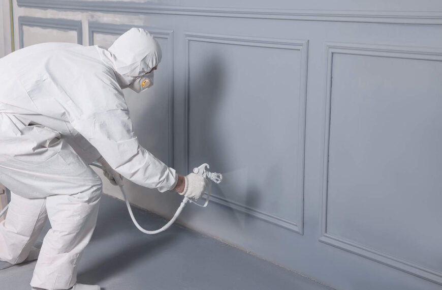 industrial spray painting